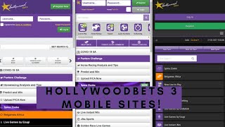 Hollywoodbets have 3 Different Mobile Sites [upl. by Anbul819]