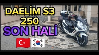 DAELİM S3 250 ADVANCE 🇹🇷🇰🇷 [upl. by Neneek]