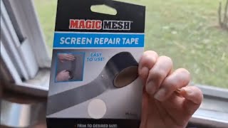 Magic Mesh Screen Repair Tape NOT STICKING SOLVED MUST WATCH walmart [upl. by Mace]