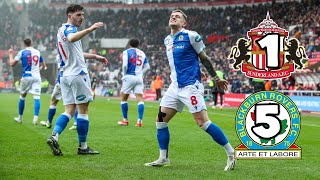 SUNDERLAND 1 BLACKBURN ROVERS 5  REACTION [upl. by Ebag120]