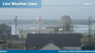 Live Weather Cam Coast Flooding Expected in Norton Sound Region [upl. by Lebyram]