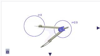 Arco tangente a 2 circunferencias Interior [upl. by Nordek]