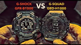 CASIO GSHOCK GSQUAD GBDH1000 vs GPRB1000 Rangeman  Release April 2020  Whats your thoughts [upl. by Alimac325]