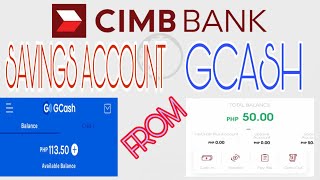 HOW TO DEPOSIT CASH FROM GCASH TO CIMB BANK [upl. by Kcirednek]