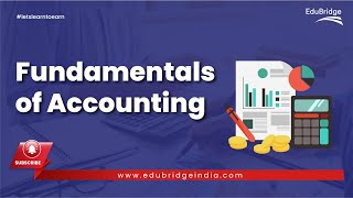 Fundamentals of Accounting  Accounting Introduction  Accounting Basics  EduBridge [upl. by Enilreug]