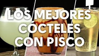 Los mejores cócteles con pisco • Tragos peruanos • Recetas peruanas • Peruvian food  BUENAZO [upl. by Rainah893]