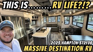 2023 Hampton 372FDB  Big Beautiful Destination RV [upl. by Yekcir]