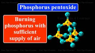 Oxides of phosphorus Phosphorus pentoxide  Physical and Chemical properties  Uses [upl. by Yntruoc645]