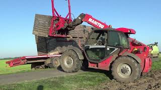 AARDAPPELS POTEN FENDT 724 VARIO Struik Varix 3000 Rijenfrees GETROKKEN Miedema CP 42 in klei grond [upl. by Ahsats]