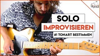 Gitarre  Improvisieren lernen  1Tonart bestimmen [upl. by Anada]