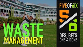 202 Waste Management Phoenix Open  DraftKings PGA DFS Bets One amp Done [upl. by Chapland]