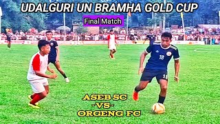 Guwahati ASEB SC vs Dhimakuchi Orgeng FC Football Final Match UN Bramha Gold Cup at Udalguri 2024 [upl. by Yerffoej]