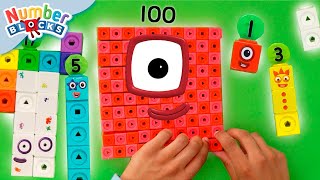 Lets Build Numberblocks 1 to 100  DIY  Learn to Count with Toy Play  Numberblocks [upl. by Raffo456]