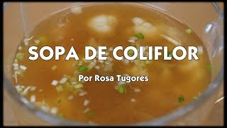 Sopa de coliflor  Receta Macrobiótica [upl. by Moskow264]