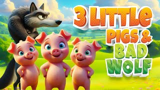 The Three Little Pigs Classic Nursery Rhymes [upl. by Siuraj741]