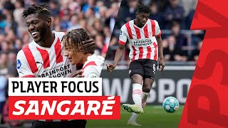 Player Focus 👁 PSVUTR IBRAHIM SANGARÉ 🇨🇮  Genieten van de samenwerking met Xavi amp Guti ☺ [upl. by Areit]