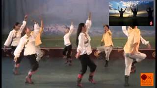 Tibetan circle dance 2013  Dance Together  Club [upl. by Ahseekan]