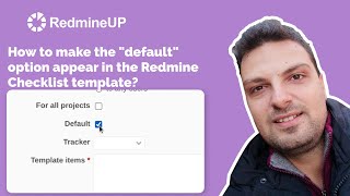 How to make the quotdefaultquot option appear in the Redmine Checklist template [upl. by Croteau]