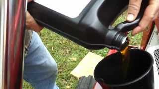 Yanmar tractor oil change part 2 [upl. by Imugem]