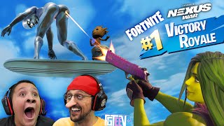 FORTNITE THICCtory Royale FGTeeV Loses to Mr Beast for 1 Million Dollars Marvel Silver Surfer [upl. by Alius]