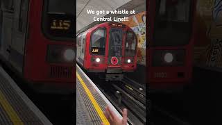 Central Line Marble Arch to Hainault via Newbury Park WHISTLE tfl london trainspotting [upl. by Randal318]