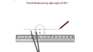 Konstrukcija pravog ugla [upl. by Rockefeller]