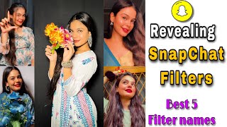 Revealing Top 5 SnapChat Filters🤩 SnapChat Filters Name NittuFashionSeries snapchat filter [upl. by Lehcem]