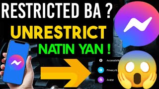 PAANO MAG UNRESTRICT SA MESSENGER  100 LEGIT [upl. by Leiram12]