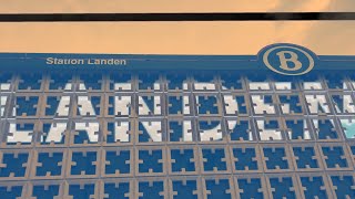 Annonces vocales SNCB EMMA NL en gare de Landen le dimanche 27052018 [upl. by Aronoh]