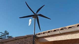 Construire une éolienne de A à Z avec alternateur 12 v [upl. by Arej]