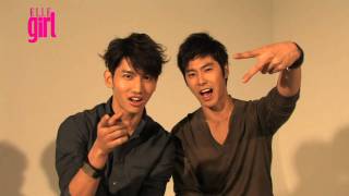 【ELLE TV JAPAN】東方神起より（遅ればせながらの）HAPPY NEW YEAR！ [upl. by Nahej33]