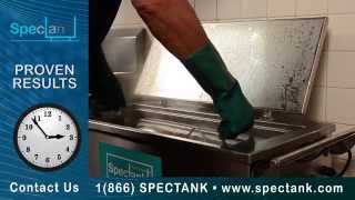 Spectank  Commercial Grease remover [upl. by Yemrots]