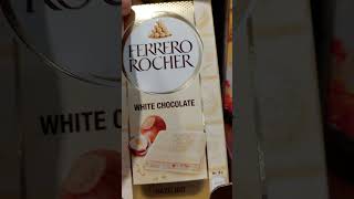 FERRORO ROCHER WHITE CHOCOLATE SO YUMMY ✨️🎈🧧🇬🇧 shortvideo chocolate ferrero [upl. by Willmert]