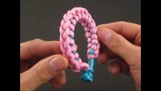 How to Make a Harbin Heather Bar Paracord Bracelet by TIAT [upl. by Darbie]