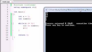 Buckys C Programming Tutorials  19  Simple Program Using a Loop [upl. by Neyrb]