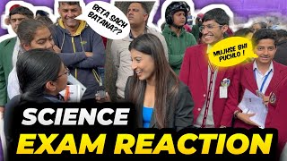 Students Reaction on Science Exam🔥Easy Paper Tough MCQ😥Class 10 CBSE Board exam😎 [upl. by Skye]