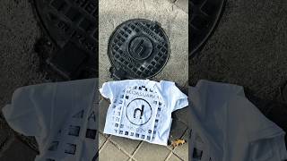 Manhole cover print «h» Bar Montenegro manholesbelsbox [upl. by Edi]