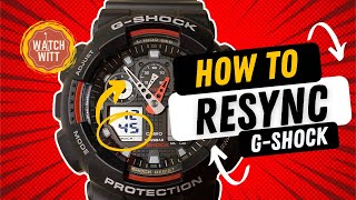 How To Reset Your GShock  Analog Hands Don’t Match Digital Display [upl. by Anuayek]