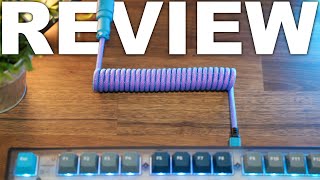 CableMod Pro Coiled Keyboard Cable Review [upl. by Isma851]