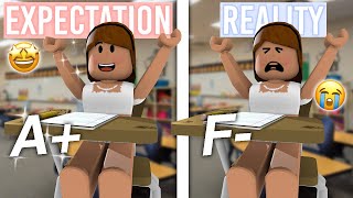 Expectation VS Reality Back to School  Roblox Bloxburg Skit  alixia [upl. by Farleigh231]