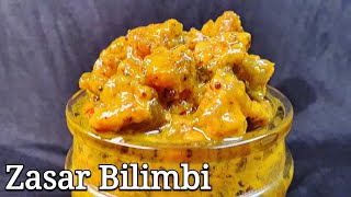 Zasar Bilimbi Mauricien  Bilimbi Achar Recipe Pickle [upl. by Dorri]