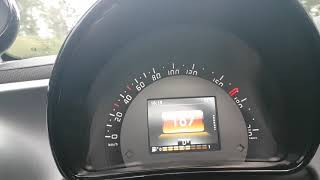 Brabus Smart Fortwo 109 ps acceleration top speed 0 [upl. by Linnie]