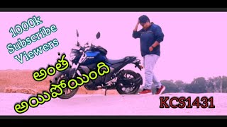 My 2nd Bike Riedr Telugu Motologs  Baguntundhi Nuvvu Navvithe  Song meeKCS1431 [upl. by Dode488]