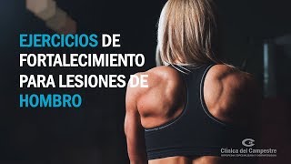 Ejercicios de fortalecimiento para lesiones de hombro [upl. by Karyl]