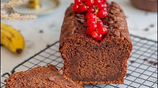 Banana Bread au chocolat 🍫 Choclate Banana Bread ❤️ كيكة الموز بالشكلاطة [upl. by Accever]