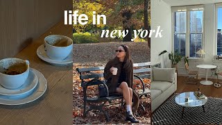 LIFE IN NEW YORK  staycation in the city fall vibes packing for my trip [upl. by Eng]