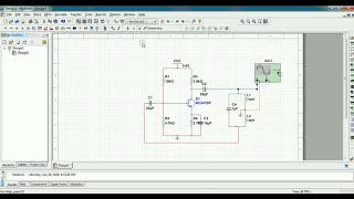 Hartley Oscillator circuit simulation on Multisim software [upl. by Laetitia]