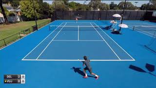 Matthew Dellavedova v Stefan Vujic  Singles  M25 BENDIGO [upl. by Ennoira]