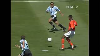 Best Assist Ever Bergkamp to Kluivert [upl. by Rorie]