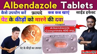 Albendazole  Albendazole Tablets Uses  Albendazole Syrup Dose For Child  Anti Parasitic Medicine [upl. by Enelie]